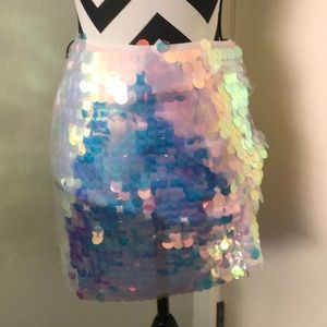 Forever21 Medium Sequin Mini Skirt